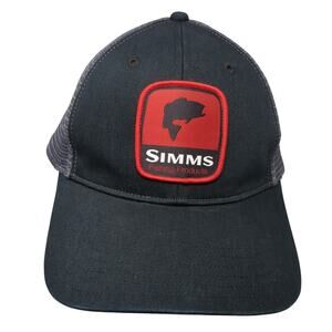 Simms Fishing Products Snapback Trucker Hat Black One Size Outdoor